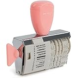 American Crafts Roller Date Decorative Stamp, Dear Lizzy Neapolitan