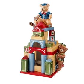Villeroy & Boch Christmas Toys 8-Inch Toy Building Block House Decolight