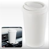 Keramikbecher 'COFFEE TO GO' mit Silikondeckel - Dank doppelwandiger Thermoisolierung ist Ihr Lieblingskaffee lange lecker!