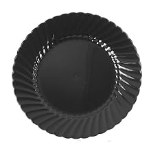 Designerware DWP10144BK 10.25" Black Dinnerware Plate (18 Packs of 10)