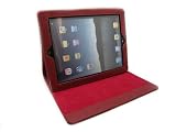 Pyrus Electronics (Trademark) Faux Leather Multi Position Case for iPad 2 (latest Generation) - Purple