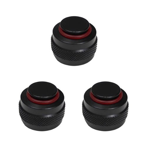 Paintball Tank Valve Protector Thread Saver Black 3 pack