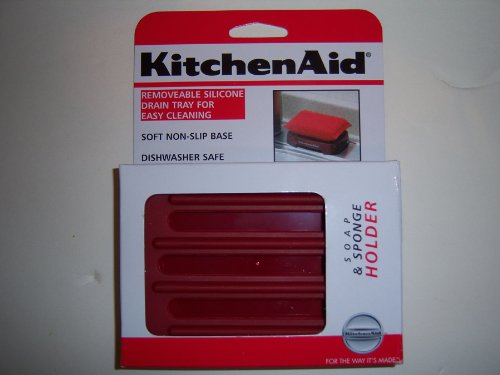 KitchenAid Empire Red Soap and Sponge Holder