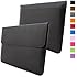 Macbook 12 Inch Case, Snugg - Leather Sleeve Case with Lifetime Guarantee (Black) for Apple MacBook 12 with Retina