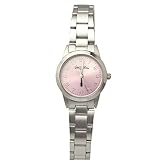 Valentino Rudy バレンチノ ルーディー アナログクォーツ式 時計 VR537 ピンク文字盤/シルバーベルト レディースウォッチ