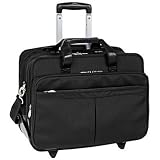 McKlein Roosevelt Nylon 17 Detachable-Wheeled Laptop Case by 