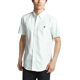(ジョルダーノ)GIORDANO オックスライオンボタンダウン半袖シャツ 01042069