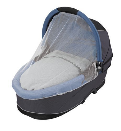 Imagen 4 de Quinny 64802350 Speedi - Capazo para sillas de paseo, incluye colchón, manta, mosquitera y protector para la lluvia, color azul