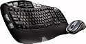 Logitech Wave schnurlose Tastatur + Maus schwarz