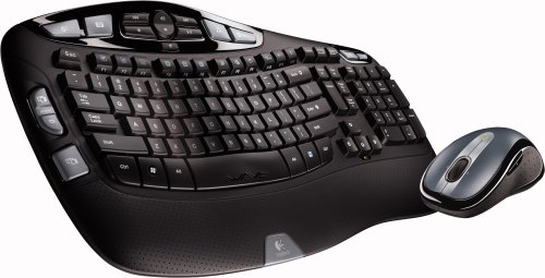 Childrens Toyshop  PC Hardware : Logitech Cordless Desktop Wave, black, USB