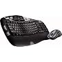 Logitech Wave schnurlose Tastatur + Maus schwarz