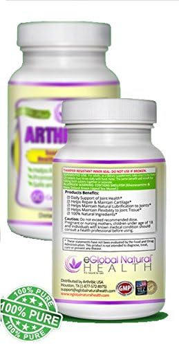Most Advanced Joint Support Formula - Extra Strength Joint Health Supplement. Best Joint Supplement Formulated with Premium Arthritis Relief Ingredients - Glucosamine Sulphate, MSM, Chondroitin Sulphate and Many More. Helps to Support Joint Health, Joint Pain and Stiff Joints Naturally! 100% Satisfaction! 60 Capsules