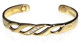 New Simulated Diamond Magnetic Womens Bracelet 6 inches