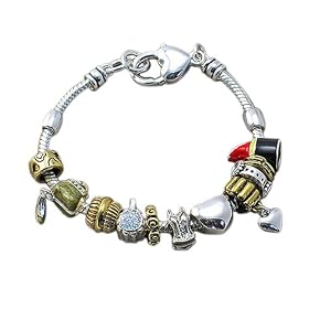 Buy Designer Style Dress Up Fashion Charm Bracelet by PammyJ Bracelet