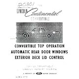 1966 LINCOLN CONVERTIBLE Wiring Schematics by Lincoln