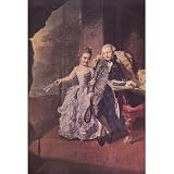 Georg David Matthieu (The seduction game (Prince and Princess of Mecklenburg)) Art Poster Print - 13x19