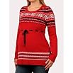 Motherhood Maternity: Long Sleeve Tie Detail Maternity Sweater