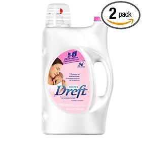 Dreft Ultra 2x Concentrated Liquid Detergent, 96-Load Bottles, 12.2 lbs Bottles (Pack of 2)