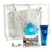 Clearly Summer Tote: 1x Mediterranean Body Lotion 100ml 1x Lip Gloss Duo ( Sheer Starlight, Pink Champagne ) 4ml 1x Deluxe Compact Contains ( Eyeshadow Quad: Suede Brown, Gold, Aura, Purple + Bronzing Powder ) 1x Bag
