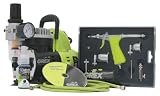 Grex GCK02 Airbrush Combo Kit with Tritium.TS3 Airbrush, AC1810-A Compressor, Accessories and DVD