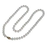 14k Yellow Gold 5.5-6mm Freshwater Cultured Pearl Necklace, 18