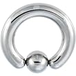 4 Gauge STEEL BCR Captive Ring - 5/8" 8mm Ball