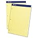 Ampad 20243 Dble Sheet Pad, Legal Rule,3-Hole,100 Sht,8-1/2-Inch x11-3/4-Inch,CY
