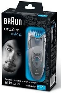 Braun Cruzer 6 Face All-in-one Facial Hair Shaver and Trimmer for Men New Good Gift for Good Day Fast Shiping