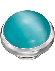 Kameleon Jewelry Blue Cats Eye JewelPop KJP561 *Authentic New Sterling Silver