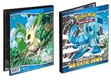 Pokemon Trading Card Album / Binder - Ultra PRO Pokemon DIAMOND & PEARL - Majestic Dawn - 4 POCKET - Combo Album - PORTFOLIO