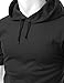 Xpril Men's Cotton Zip up Hoodie T-Shirt