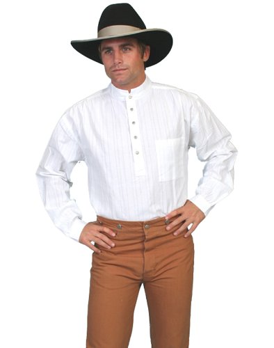 Rangewear By Scully Men's Rangewear Natural Old Fashioned Railroader Shirt