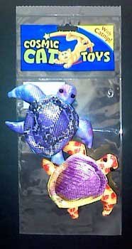 (Price/1)Silky Ocean Turtle Catnip Toy 2pk