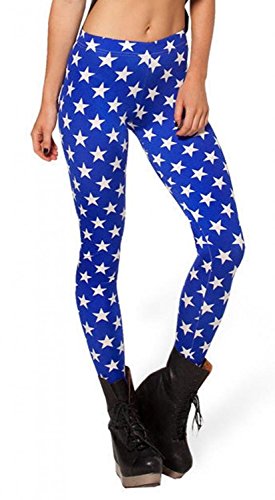Dawdyfu Women Seamless Leggings Stars Spandex Strenchy Leggings