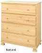 Parker 4-Drawer in Natural By Da Vinci Baby Furniture