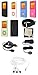 4n1 2nd Generation Microsoft Zune 4GB 8GB Ultra Grip Silicone Skin Case with Sports Armband - Screen Protector - AV Audio Video Cable - Home Travel Charger and 12 Rapid Car Charger - 6 Color Choices