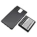 GTMax High Capacity Extended Replacement Battery (3500mAh) + Black Cover for AT&T Samsung Infuse 4G i997