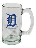 Detroit Tigers Beer Mug: 13oz Glass Sports Tankard