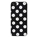 Leegoal(TM) Black TPU Polka Dot Rubber Skin Case Cover for New Apple iPhone 5 5G 5th