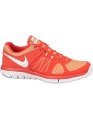 Shoes: Womens Nike Flex 2014 Run Premium Running Shoe Laser Crimson/Sail Size 7.5 - Nike