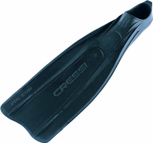 Cressi Men's ProStar Closed-Foot Diving Fin (Black, 4/5) On Sale