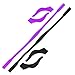 BCP Set of 2 Silicone Kid Children's Eyewear Glasses Neck Retainers Eyeglass Glasses Sunglasses Spectacle Head Safety Strap Cord Holder for Kids Children (Black#Purple)