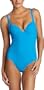 Calvin Klein Women's Underwire Mio Swimsuit,Turquoise,6