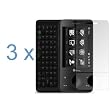 Durable Clear Reusable LCD Screen Protector - 3 Pack for ATT HTC Fuze Smartphone