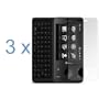 Durable Clear Reusable LCD Screen Protector - 3 Pack for AT&T HTC Fuze Smartphone