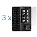 Durable Clear Reusable LCD Screen Protector - 3 Pack for AT&T HTC Fuze Smartphone