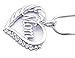 cocojewelry MOM Word Engraved Heart Love Pendant Necklace