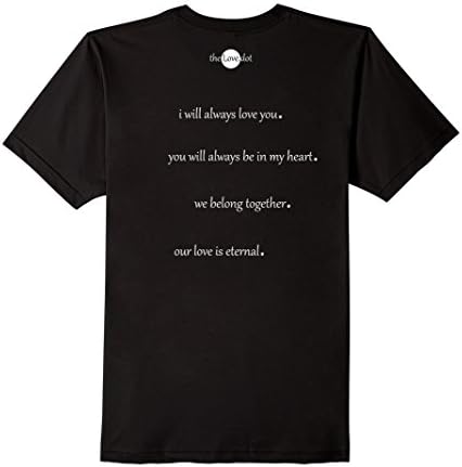 the Love dot: White Logo T-shirt for Men and Women - Male 3XL - Black