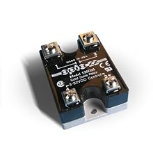 Opto 22 120D25 DC Control Solid State Relay, 120 VAC, 25 Amp, 4000 V Optical Isolation, 1/2 Cycle Maximum Turn-On/Off Time, 25 - 65 Hz Operating Frequency
