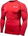 CLSL TM-R11-RDKZ_Large Tesla Men's Long Sleeve T-Shirt Baselayer Cool Dry Compression Top R11